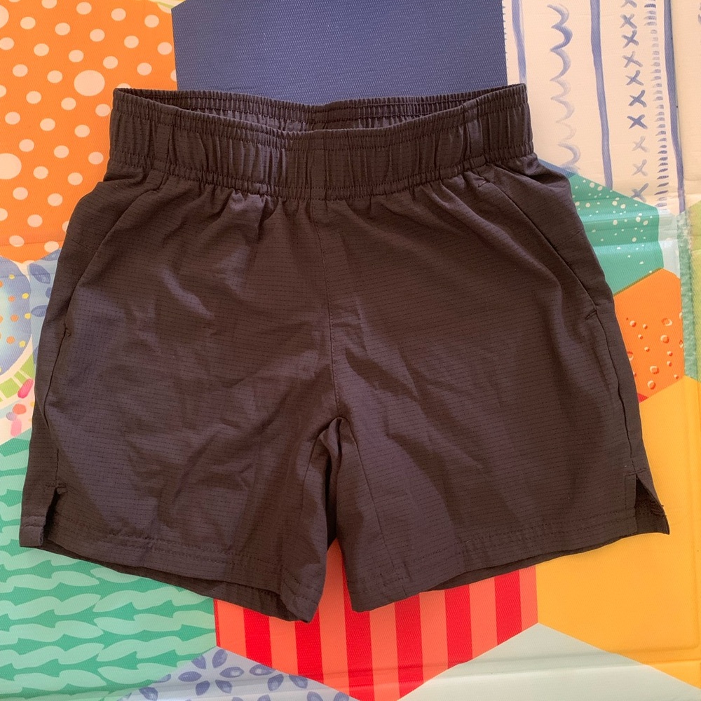 All in Motion Charcoal and Black Performance Shorts